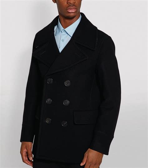 used burberry pea coat|burberry pea coat men's sale.